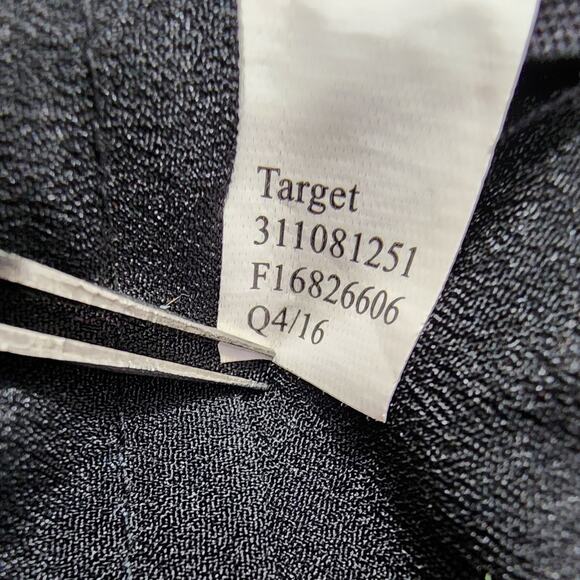 Who What Wear Dress Womens M Pink Black Floral Cold Shoulder High Low Hem Midi - Picture 8 of 12